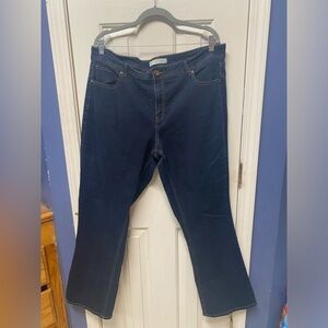 Cato Denim Plus Size High Rise Stretch Straight Leg Jeans 20W
